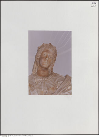 Vorderseite von Pace, Valentino [https://www.deutsche-digitale-bibliothek.de/content/lizenzen/rv-fz/] Heilige Katherina - Ausschnitt, Kopf von vorn, bh504992_recto. Foto: Pace, Valentino.