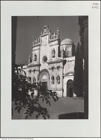 Vorderseite von Savio, Oscar [https://www.deutsche-digitale-bibliothek.de/content/lizenzen/rv-ez/] Santi Niccolò e CataldoHauptfassade - Gesamtansicht von Südwesten, bh505029_recto. Foto: Savio, Oscar.