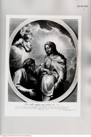 Vorderseite von Istituto Nazionale per la Grafica [http://creativecommons.org/publicdomain/mark/1.0/] Die Heimsuchung - , bh505089. Foto.