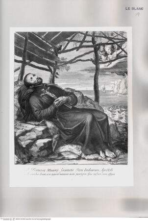 Vorderseite von Istituto Nazionale per la Grafica [http://creativecommons.org/publicdomain/mark/1.0/] Der Tod des heiligen Franz Xaver - , bh505100. Foto.