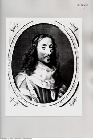 Vorderseite von Istituto Nazionale per la Grafica [http://creativecommons.org/publicdomain/mark/1.0/] G. de Lamoignon in einem Ovalmedaillon - , bh505107. Foto.