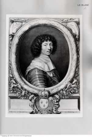 Vorderseite von Istituto Nazionale per la Grafica [http://creativecommons.org/publicdomain/mark/1.0/] Ludwig XIV. in einem Medaillon - , bh505112. Foto.