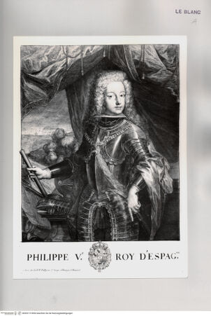 Vorderseite von Istituto Nazionale per la Grafica [http://creativecommons.org/publicdomain/mark/1.0/] Philip V. von Spanien - , bh505119. Foto.