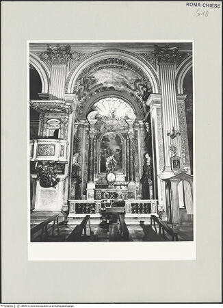 Vorderseite von Sopr. BAS ROMA [https://www.deutsche-digitale-bibliothek.de/content/lizenzen/rv-ez/] San Marcello al CorsoCappella Muti-Bussi - , bh505125_recto. Foto.