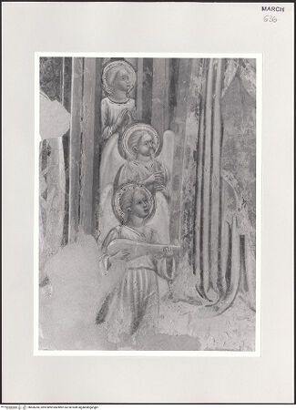 Vorderseite von Sigismondi, Roberto [https://www.deutsche-digitale-bibliothek.de/content/lizenzen/rv-fz/] Linke Langhauswand: Ausschnitt mit musizierenden Engeln neben der Madonna, bh506244_recto. Foto: Sigismondi, Roberto.