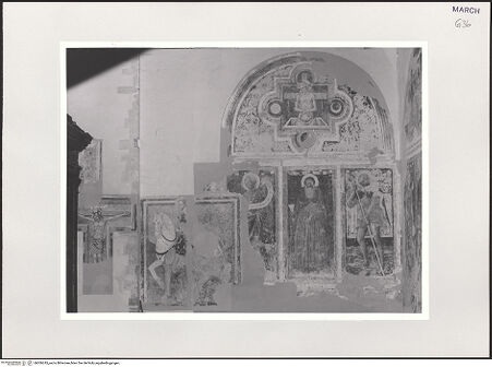 Vorderseite von Sigismondi, Roberto [https://www.deutsche-digitale-bibliothek.de/content/lizenzen/rv-fz/] Innenseite der Fassade: Schmerzensmann und den Heiligen Johannes der Täufer, Antonius Abbas und Christopherus, bh506245_recto. Foto: Sigismondi, Roberto.