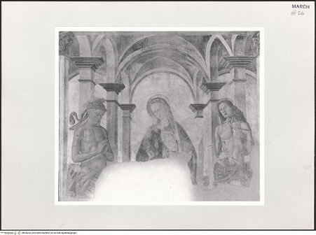 Vorderseite von Sigismondi, Roberto [https://www.deutsche-digitale-bibliothek.de/content/lizenzen/rv-fz/] Madonna zwischen den Heiligen Hiob und Sebastian - Ausschnitt, bh506262_recto. Foto: Sigismondi, Roberto.