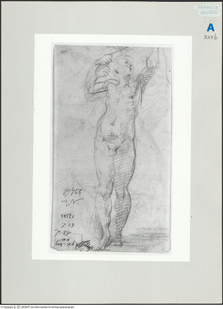 Vorderseite von Réunion des Musées Nationaux [https://www.deutsche-digitale-bibliothek.de/content/lizenzen/rv-ez/] männlicher Akt - , bh506387_recto. Foto.