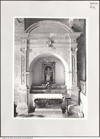 Vorderseite von Sigismondi, Roberto [https://www.deutsche-digitale-bibliothek.de/content/lizenzen/rv-fz/] Altarädikula - Gesamtansicht, bh506461_recto. Foto: Sigismondi, Roberto.