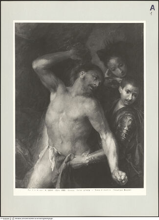 Vorderseite von Alinari [https://www.deutsche-digitale-bibliothek.de/content/lizenzen/rv-ez/] Martyriumsszene - , bh506864_recto. Foto.