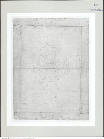 Vorderseite von Getty Research Institute [https://www.deutsche-digitale-bibliothek.de/content/lizenzen/rv-ez/] Entwurf für die Kuppel von Sant'Ivo alla Sapienza - , bh507699_recto. Foto.