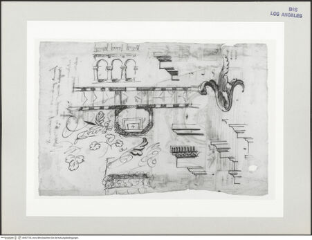 Vorderseite von Getty Research Institute [https://www.deutsche-digitale-bibliothek.de/content/lizenzen/rv-ez/] GrabmonumenteArchitekturstudien - , bh507730_recto. Foto.