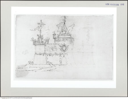 Vorderseite von Getty Research Institute [https://www.deutsche-digitale-bibliothek.de/content/lizenzen/rv-ez/] Dekoration für die 'Cuccagna' - , bh507741_recto. Foto.