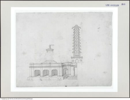 Vorderseite von Getty Research Institute [http://creativecommons.org/publicdomain/mark/1.0/] Festarchitektur - , bh507746_recto. Foto.