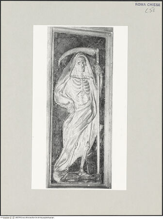 Vorderseite von Sopr. BAS ROMA [https://www.deutsche-digitale-bibliothek.de/content/lizenzen/rv-ez/] Grabmal für Kardinal Pietro Basadonna - Relief auf dem linken Piedistal, bh507843_recto. Foto.