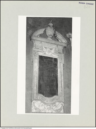 Vorderseite von Sopr. BAS ROMA [https://www.deutsche-digitale-bibliothek.de/content/lizenzen/rv-ez/] Grabmal für Tommaso Contarini - , bh507886_recto. Foto.