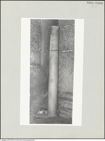 Vorderseite von unbekannt [https://www.deutsche-digitale-bibliothek.de/content/lizenzen/rv-fz/] Säule des ehemaligen Hochaltarziboriums - , bh507920_recto. Foto.