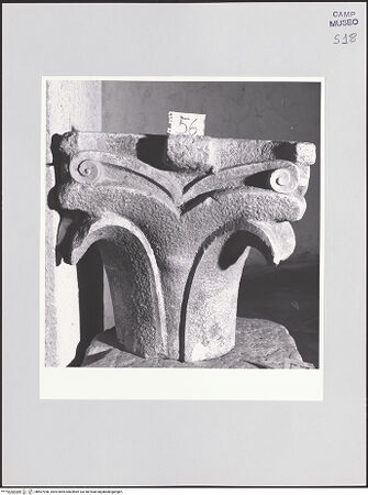 Vorderseite von Sopr. BAS NA [https://www.deutsche-digitale-bibliothek.de/content/lizenzen/rv-ez/] Blattkapitell - Frontalansicht, bh507936_recto. Foto.