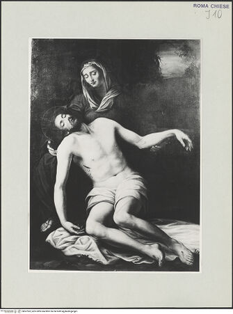 Vorderseite von Sopr. BAS ROMA [https://www.deutsche-digitale-bibliothek.de/content/lizenzen/rv-ez/] Pietà - , bh507962_recto. Foto.