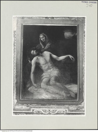 Vorderseite von Sopr. BAS ROMA [https://www.deutsche-digitale-bibliothek.de/content/lizenzen/rv-ez/] Pietà - , bh507963_recto. Foto.