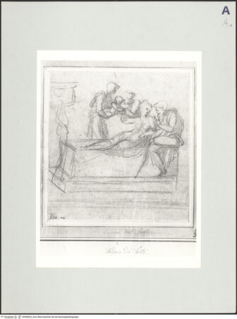 Vorderseite von Sotheby's [https://www.deutsche-digitale-bibliothek.de/content/lizenzen/rv-ez/] Studie zur Geburt Mariens - , bh508025_recto. Foto.