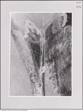 Vorderseite von Sopr. BAS NA [https://www.deutsche-digitale-bibliothek.de/content/lizenzen/rv-ez/] Reste einer Freskoausstattung - Ornamentale Dekorationen und Johannes der Evangelist, bh508138_recto. Foto.