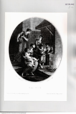 Vorderseite von Istituto Nazionale per la Grafica [http://creativecommons.org/publicdomain/mark/1.0/] Die 4 JahreszeitenAllegorie des Winters, 2. Zustand - , bh508161. Foto.