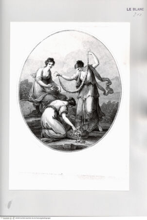 Vorderseite von Istituto Nazionale per la Grafica [http://creativecommons.org/publicdomain/mark/1.0/] Die 4 JahreszeitenAllegorie des Frühlings (Flora) - , bh508164. Foto.