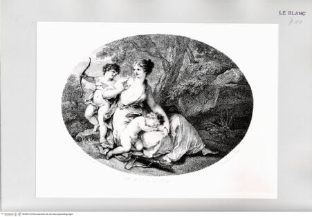 Vorderseite von Istituto Nazionale per la Grafica [http://creativecommons.org/publicdomain/mark/1.0/] Der schlafende Cupido, 1. Zustand - , bh508169. Foto.