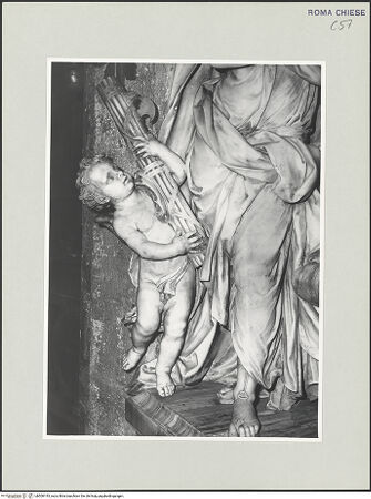 Vorderseite von Sopr. BAS ROMA [https://www.deutsche-digitale-bibliothek.de/content/lizenzen/rv-ez/] Grabmal für Luigi Priuli - linke Allegorie: Gerechtigkeit, Detail, bh508193_recto. Foto.