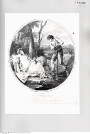 Vorderseite von Istituto Nazionale per la Grafica [http://creativecommons.org/publicdomain/mark/1.0/] G. Boccaccio, Decameron: Cimon und Iphigenia - , bh508206. Foto.