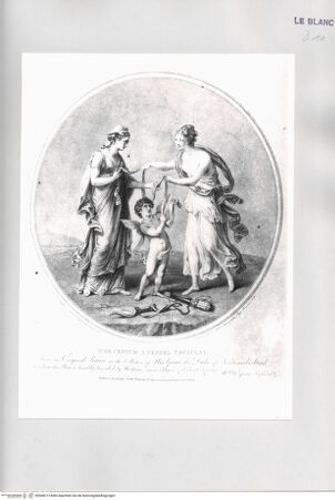 Vorderseite von Istituto Nazionale per la Grafica [http://creativecommons.org/publicdomain/mark/1.0/] Juno borgt sich von Venus den Gürtel - , bh508212. Foto.