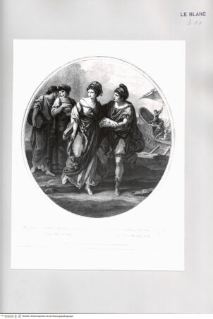 Vorderseite von Istituto Nazionale per la Grafica [http://creativecommons.org/publicdomain/mark/1.0/] Die Flucht von Paris und Helena - , bh508214. Foto.