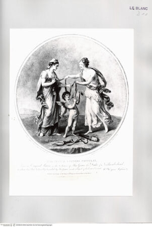 Vorderseite von Istituto Nazionale per la Grafica [http://creativecommons.org/publicdomain/mark/1.0/] Juno borgt sich von Venus den Gürtel - , bh508220. Foto.