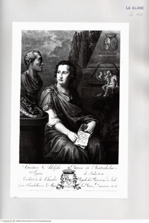 Vorderseite von Istituto Nazionale per la Grafica [http://creativecommons.org/publicdomain/mark/1.0/] Bildnis Freiherr Gustav Adolf Reuterholm vor dem Grabmonument seiner Eltern - , bh508223. Foto.