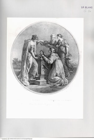 Vorderseite von Istituto Nazionale per la Grafica [http://creativecommons.org/publicdomain/mark/1.0/] Sechs Szenen mit den Taten Amors, zu P. MetastasioDas Opfer an die Liebe - , bh508225. Foto.