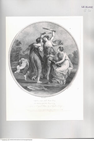 Vorderseite von Istituto Nazionale per la Grafica [http://creativecommons.org/publicdomain/mark/1.0/] Sechs Szenen mit den Taten Amors, zu P. MetastasioAmor wird keine Herzen mehr verführen - , bh508226. Foto.