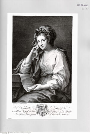 Vorderseite von Istituto Nazionale per la Grafica [http://creativecommons.org/publicdomain/mark/1.0/] Die Erythräische Sibylle - , bh508228. Foto.