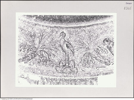 Vorderseite von ICCD [https://www.deutsche-digitale-bibliothek.de/content/lizenzen/rv-ez/] Szenen aus dem Leben Christi, Apostel und EvangelistensymboleChristusmonogramm und Hand Gottvaters - Ornamentband mit Vögeln, bh508331_recto. Foto.