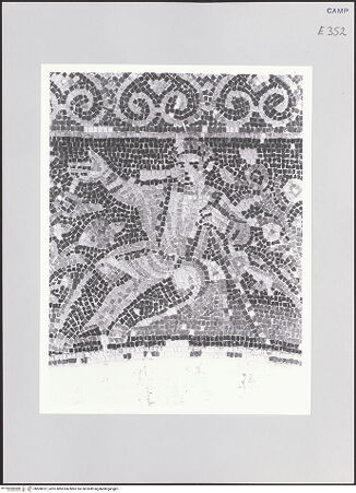 Vorderseite von ICCD [https://www.deutsche-digitale-bibliothek.de/content/lizenzen/rv-ez/] Szenen aus dem Leben Christi, Apostel und EvangelistensymboleEvangelistensymbole und pastorale Szenen - Halbkuppel des Markus, Detail: Hirtenfigur, bh508337_recto. Foto.