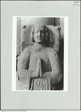 Vorderseite von Courtauld Institute, Conway Library [https://www.deutsche-digitale-bibliothek.de/content/lizenzen/rv-ez/] Gisant - Detail: Kopf, bh508363_recto. Foto.