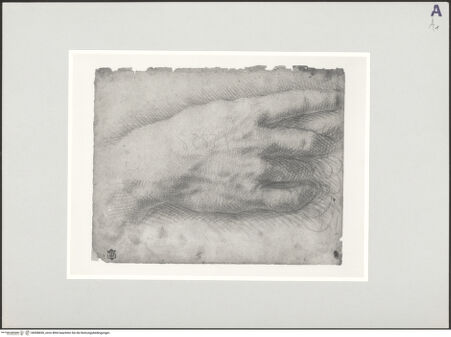 Vorderseite von Sotheby's [https://www.deutsche-digitale-bibliothek.de/content/lizenzen/rv-ez/] Studie einer Hand - , bh508690_recto. Foto.