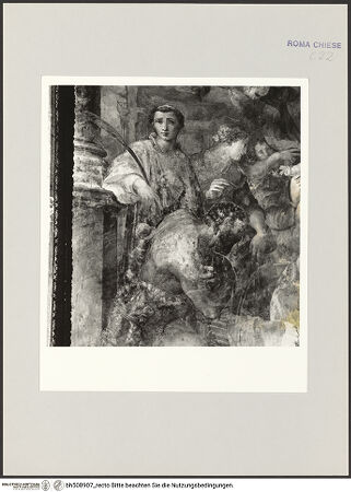 Vorderseite von Sopr. BAS ROMA [https://www.deutsche-digitale-bibliothek.de/content/lizenzen/rv-ez/] ApsisdekorationSacra Conversazione - Detail, bh508907_recto. Foto.