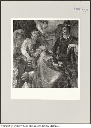 Vorderseite von Sopr. BAS ROMA [https://www.deutsche-digitale-bibliothek.de/content/lizenzen/rv-ez/] ApsisdekorationSacra Conversazione - Detail, bh508915_recto. Foto.