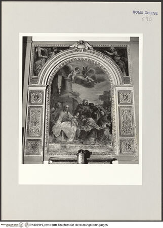 Vorderseite von Sopr. BAS ROMA [https://www.deutsche-digitale-bibliothek.de/content/lizenzen/rv-ez/] Anbetung der Könige, Sibyllen - , bh508919_recto. Foto.