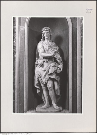 Vorderseite von ICCD [https://www.deutsche-digitale-bibliothek.de/content/lizenzen/rv-ez/] Johannes der Täufer - Frontalansicht, bh508952_recto. Foto.