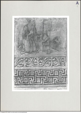 Vorderseite von Sopr BAS Fi [https://www.deutsche-digitale-bibliothek.de/content/lizenzen/rv-ez/] Hieronymus und dekorativer Fries - , bh509073_recto. Foto.