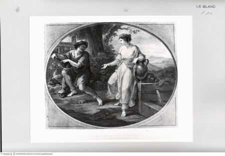 Vorderseite von Istituto Nazionale per la Grafica [http://creativecommons.org/publicdomain/mark/1.0/] Rhodopis und Aesop, 2. Zustand - , bh509456. Foto.