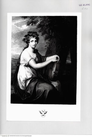 Vorderseite von Istituto Nazionale per la Grafica [http://creativecommons.org/publicdomain/mark/1.0/] Junge Frau mit einem Tamburin - , bh509458. Foto.