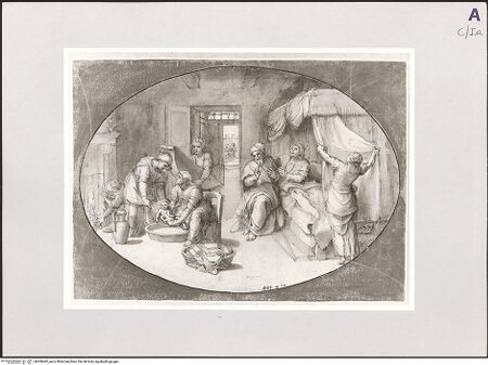 Vorderseite von Nationalmuseum Stockholm [https://www.deutsche-digitale-bibliothek.de/content/lizenzen/rv-ez/] Geburt Johannes des Täufers - , bh509492_recto. Foto.